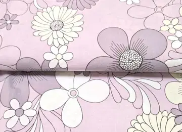 새상품 유카타 핑크 계열 꽃무늬 [하자 있음]
