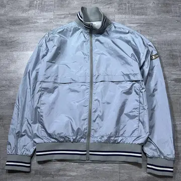 90s 새상품급 챔피온 바람막이 나일론 자켓 그레이 L