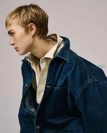 A.PRESSE US NAVY Denim Jacket 아프레쎄
