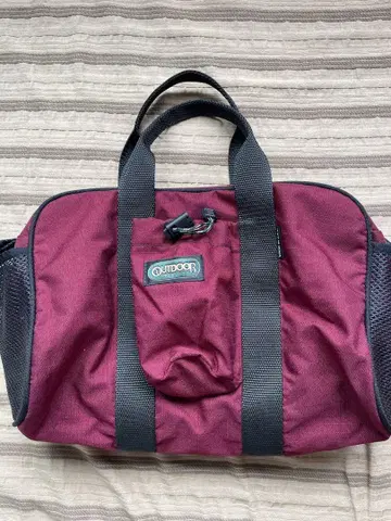 OUTDOOR PRODUCTS 버건디 드럼 백 USA