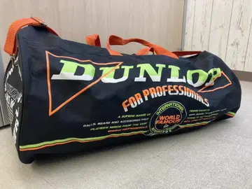 DUNLOP 던롭 보스턴 백 대용량 블랙/오렌지