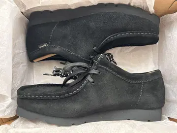 Clarks Wallabee GTX UK7 블랙 고어텍스