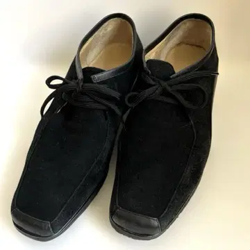 긴자 요시노야 가죽 신발 블랙 가을 겨울용 23cm