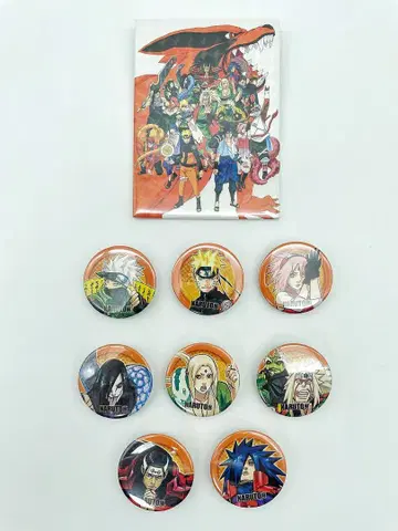 NARUTO 캔뱃지 9종 세트