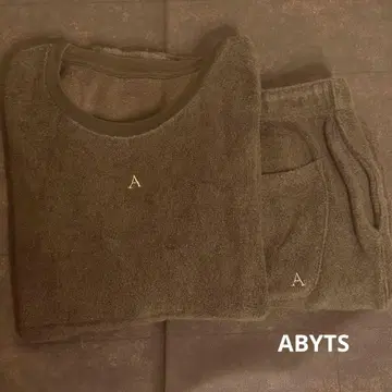 ABYTS 라운지웨어 룸웨어 남녀 공용 상하의 세트