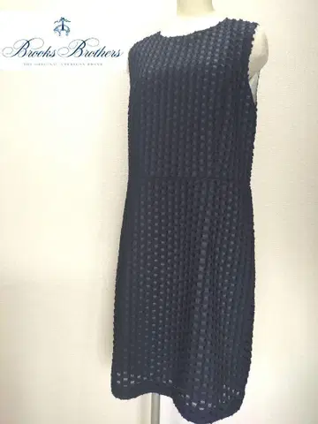 [새상품급] 브룩스브라더스 슬리브리스 레이스 원피스 XL 레어