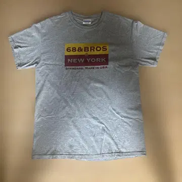 68&BROS 그레이 T셔츠