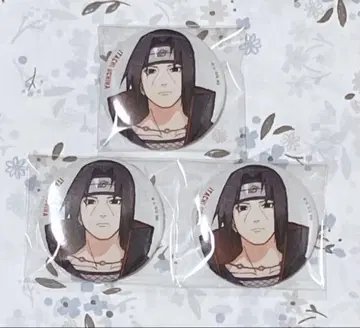 [오늘 한정 가격] NARUTO 베이스야드 캔뱃지 이타치 3점