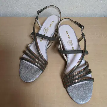 cava cava 사바사바 코르크 웨지 샌들 브론즈 24.5cm