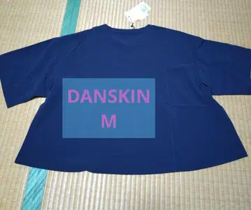 DANSKIN 네이비 5부 티셔츠 M