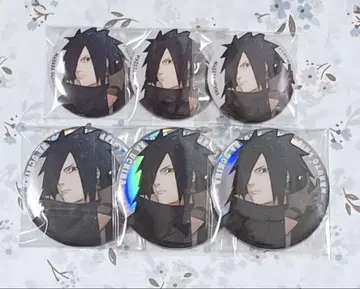 [ 오늘 한정 가격 ] NARUTO 베이스야드 캔뱃지 마다라 6개