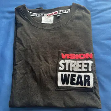 [새상품급] VISION STREET WEAR 다크 그레이 티셔츠 M