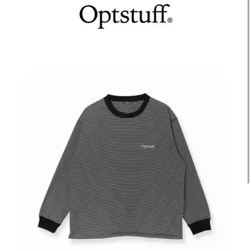 OPTSTUFF DRAWSTRING BORDER T-SHIRT L