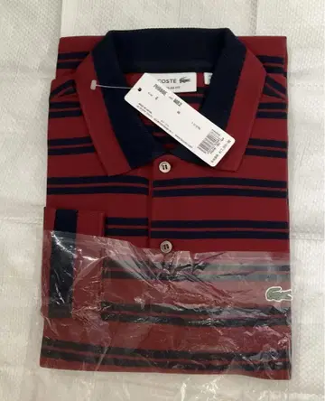 LACOSTE 피케 셔츠(긴팔) 사이즈 4(일본 사이즈 L)