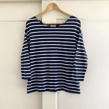Deuxieme Classe BORDER WIDE T SHIRT 네이비