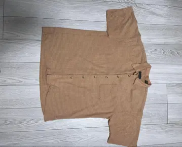 Van Heusen 반팔 셔츠 L 사이즈 오렌지 계열