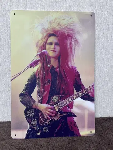 X JAPAN hide 브리키 간판