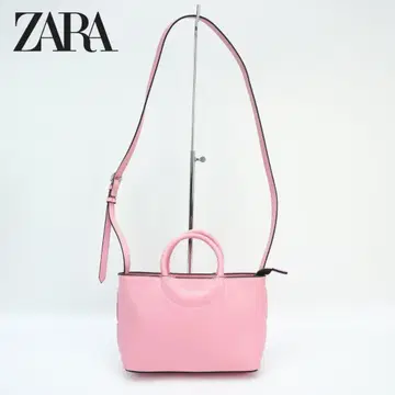 새상품급 ZARA 미니 숄더백 인조 가죽 핑크 @DH5