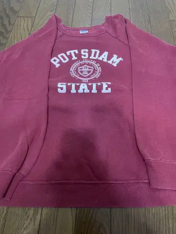 champion POTSDAM STATE 70년대 바터 태그 맨투맨