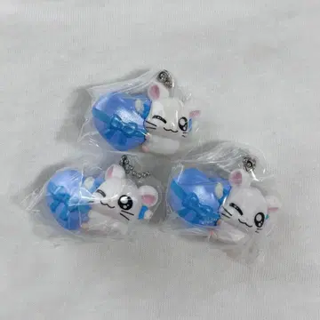 방가방가 햄토리 스윙 마스코트 리본 3세트