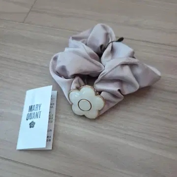 MARY QUANT 꽃 모양 머리끈 핑크 택 포함