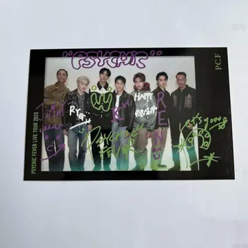 PSYCHIC FEVER P.C.F 굿즈 포토 카드 단체2