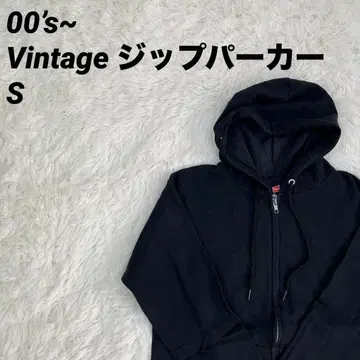 블랙 풀 집업 후드티 후드 부착 Hanes 남녀 공용