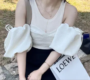 firsthand 풀 레 자카드 코르셋 블라우스