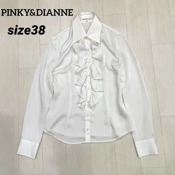 PINKY&DIANNE 핑키&다이앤 프릴 블라우스 38 새상품급