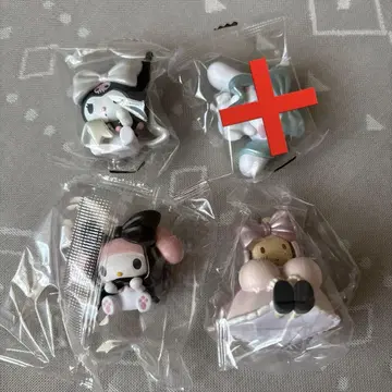 산리오 캐릭터즈 발레 리본 피규어 전4종 컴플리트