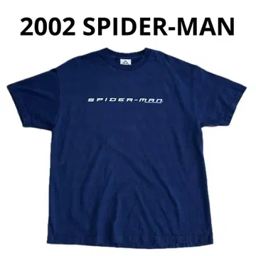 2002 SPIDER MAN T셔츠 네이비 스파이더맨