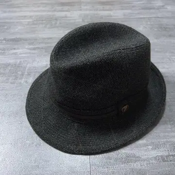 Borsalino 볼사리노 중절 체크 무늬 울 햇 56cm