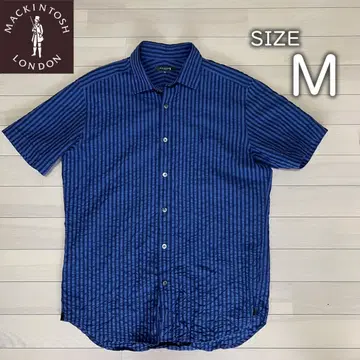 새상품급 MACKINTOSH LONDON 스트라이프 반팔 셔츠
