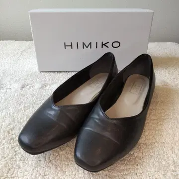 HIMIKO 내수 레인 스퀘어 펌프스 23.5 블랙 634104