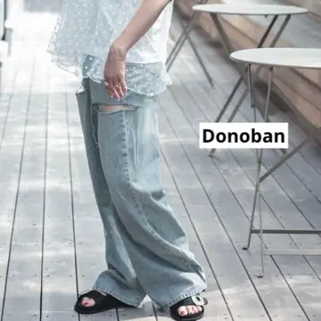 DONOBAN 도노반 하이웨스트 커팅 데님 S 사이즈
