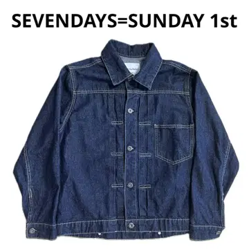 sevendays=sunday 1st 데님 자켓 대전 모델 S