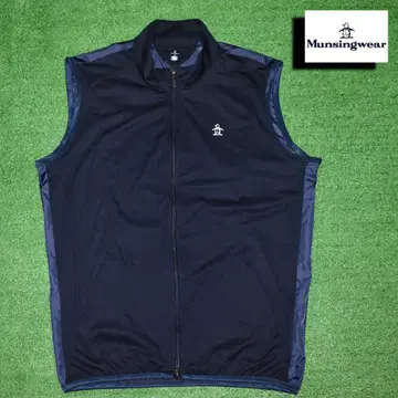 Munsingwear/먼싱웨어 방풍 베스트 [ 네이비/LL ] 새상품급!