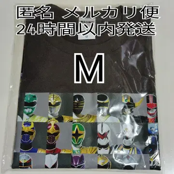 [익명 배송] 전 슈퍼 전대 전 티셔츠 EX M 사이즈 그레이 추가 전사