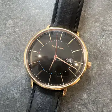 Paul Smith 블랙 가죽 시계