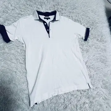 BEAMS HEART M 화이트 피케 셔츠