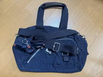 kipling 네이비 숄더백