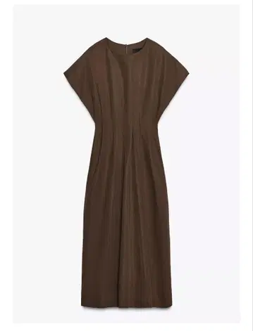 ZARA 자라 플리츠 미디 원피스