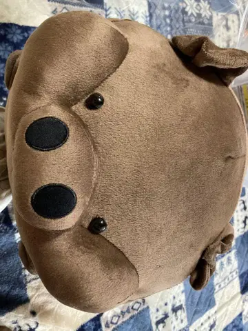 돼지 봉제 인형 큰 브라운