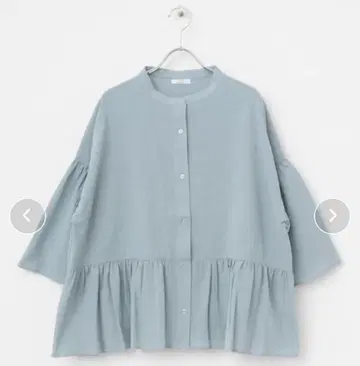 [ ITEMS URBANRESEARCH ] 밴드 카라 티어드 셔츠