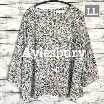Aylesbury 앨리스버리 꽃무늬 리버티 7부 소매 블라우스 LL