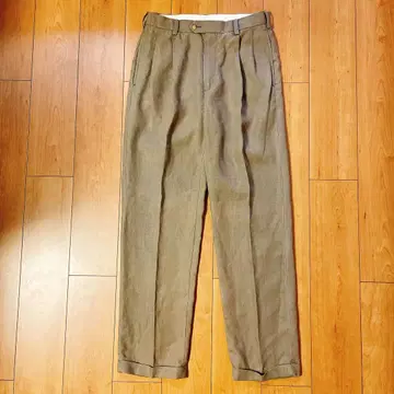 린넨 슬랙스 브라운 30 X 32