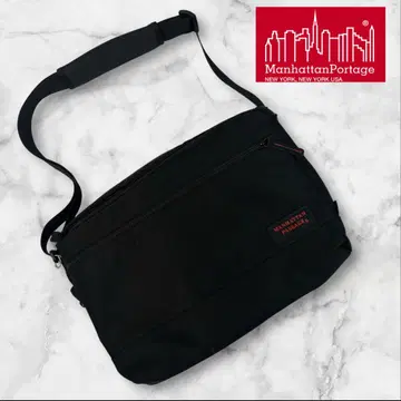 새상품급 Manhattan Portage 메신저 백 블랙