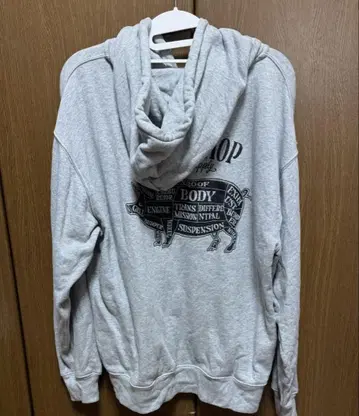 PORK BACK ZIP UP HOODIE 사이즈 XL