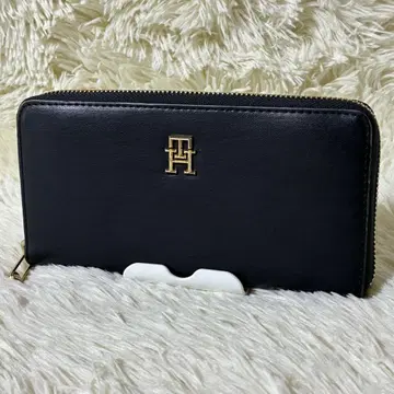 TOMMY HILFIGER 라운드 지퍼 장지갑