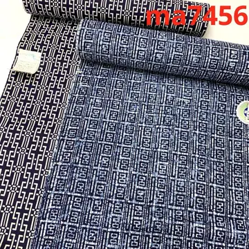 ma7456 유카타 옷감 2세트 면 원단 미재단 면 리메이크 원단